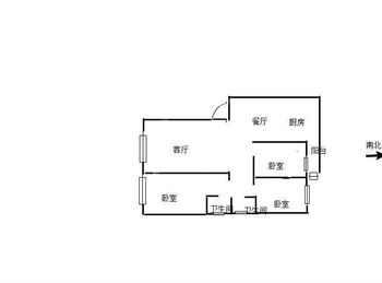 蒙自凤凰雅苑,3室2厅二手房出售,报价:68.8万元